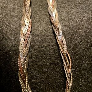 Vintage Multimetal Braided Necklace